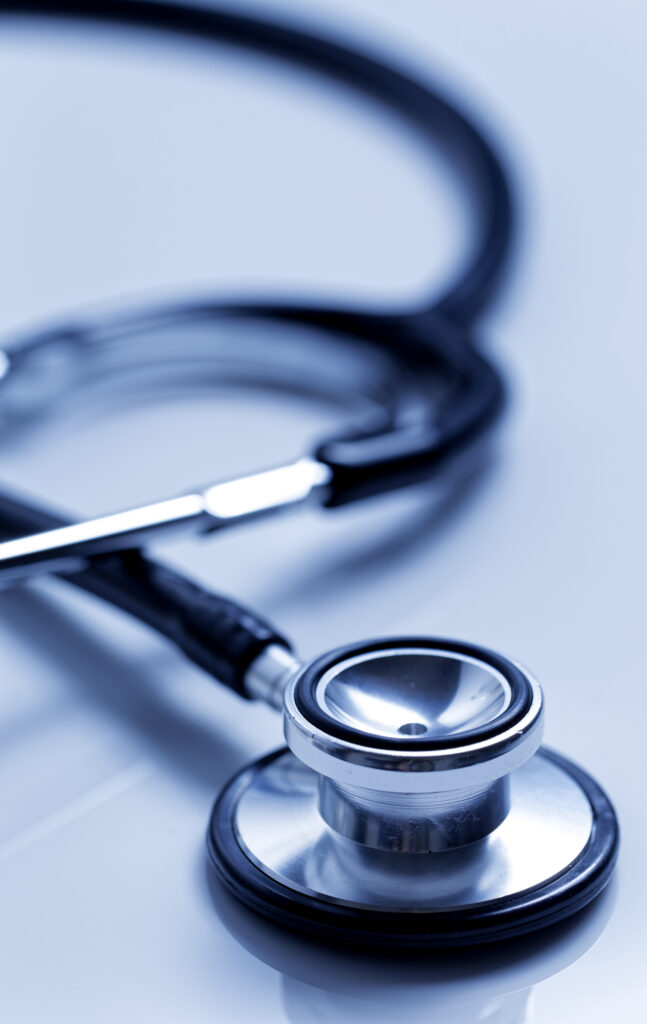 Stethoscope in the blue tone edited